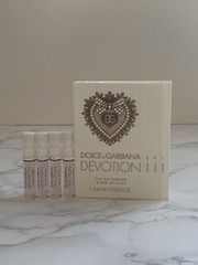 4 PCS Dolce & Gabbana Devotion EDP 1.5ml/.05fl oz Perfume Spray Sample