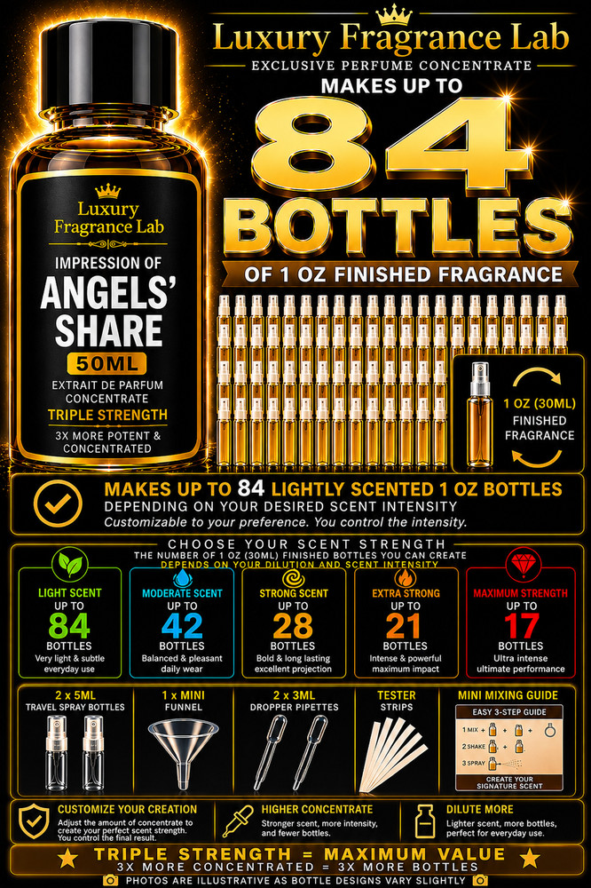 Luxury Fragrance Lab™ Impression of Angels’ Share Premium Fragrance Oil
