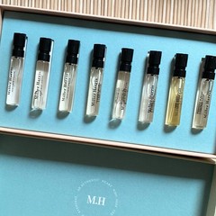 MILLER HARRIS choose ROSE SILENCE OUD ECLAT SCHERZO LUMIERE DOREE SANTAL SAMPLE
