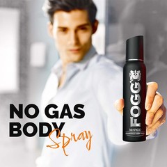Fogg Marco No Gas Deodorant for Men, Long-Lasting Perfume Body Spray 120 ml fs