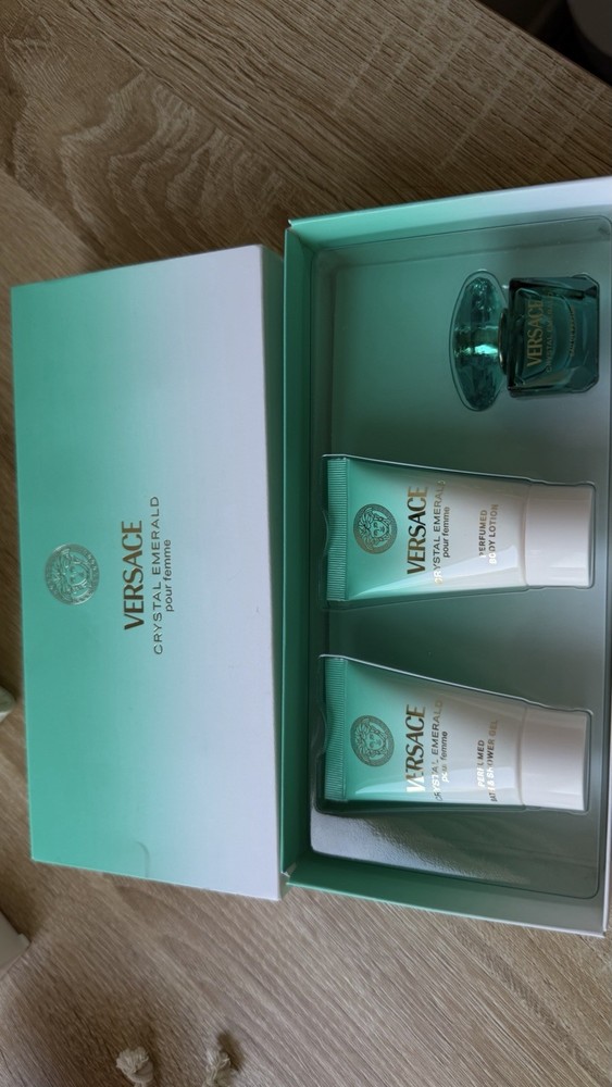 Versace Crystal Emerald pour femme Gift Set Travel Size Spray 5 ml