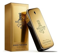 Paco Rabanne 1 Million Eau De Toilette EDT 3.4oz 100mL New Sealed
