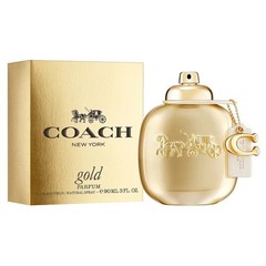 Coach Gold Parfum Spray for Women 3.0 oz, New in Box