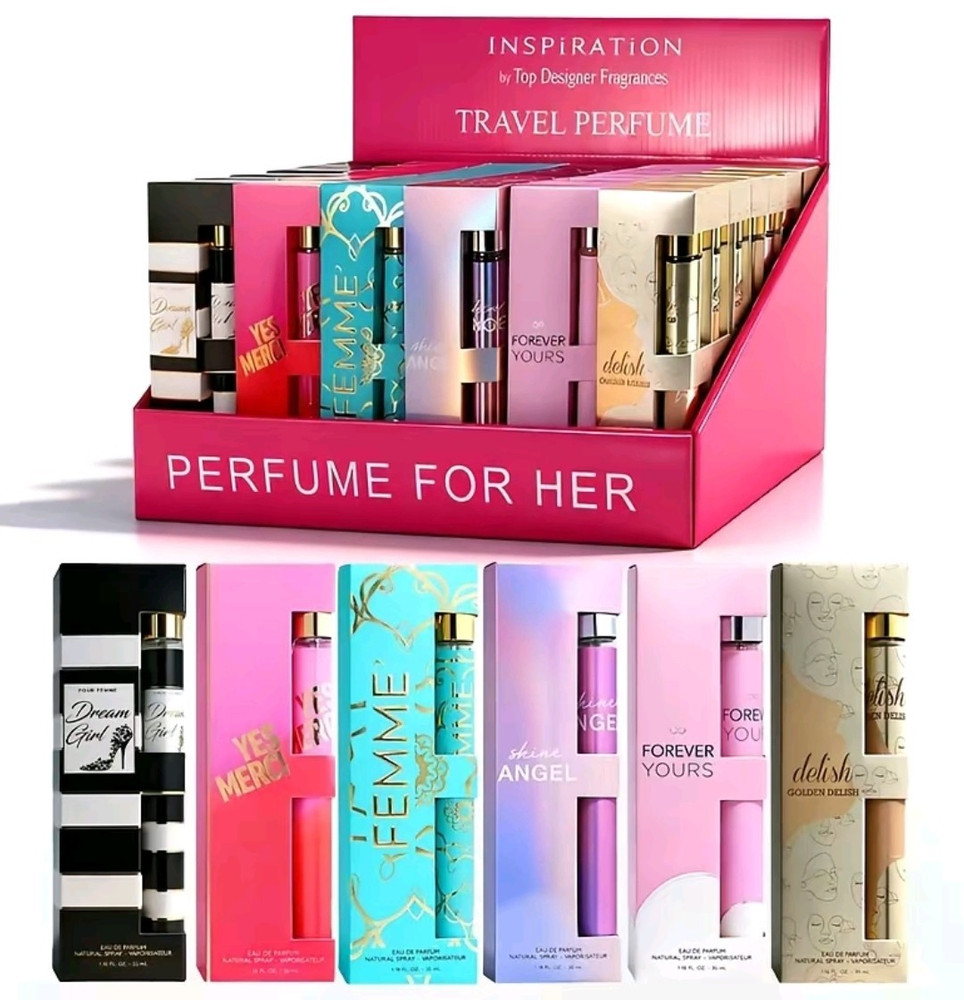 Inspiration by Top Designer Fragrances Perfume For Her EDP Spray 0.1 fl oz 6pc
