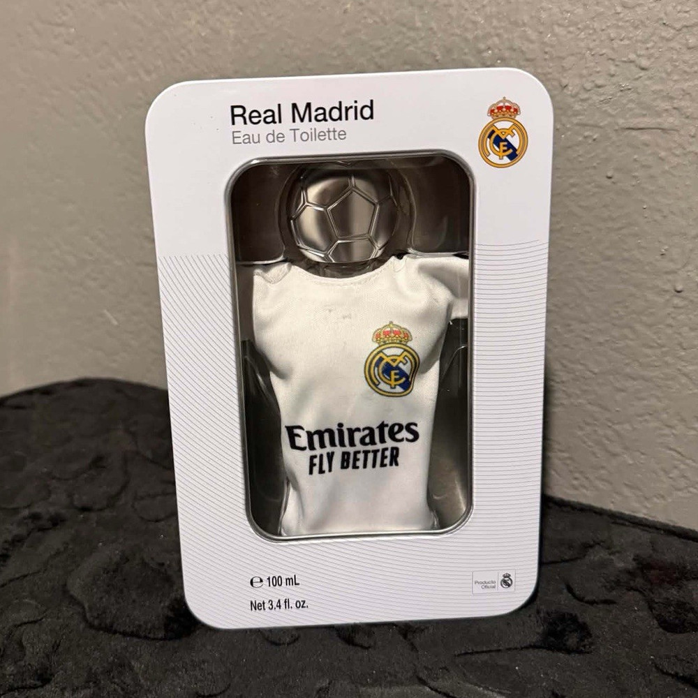 Real Madrid Eau de Toilette Spray 3.4 fl oz Regular Size Citrus Lavender Vanilla
