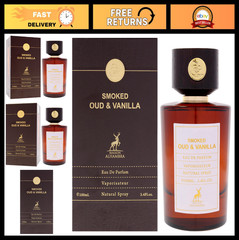 Smoked Oud & Vanilla Men’s Fragrance – 3.4 oz EDP Spray, Long-lasting Scent