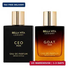BellaVita Luxury Pafume CEO Man & GOAT Man Perfume for Men 2x100ml