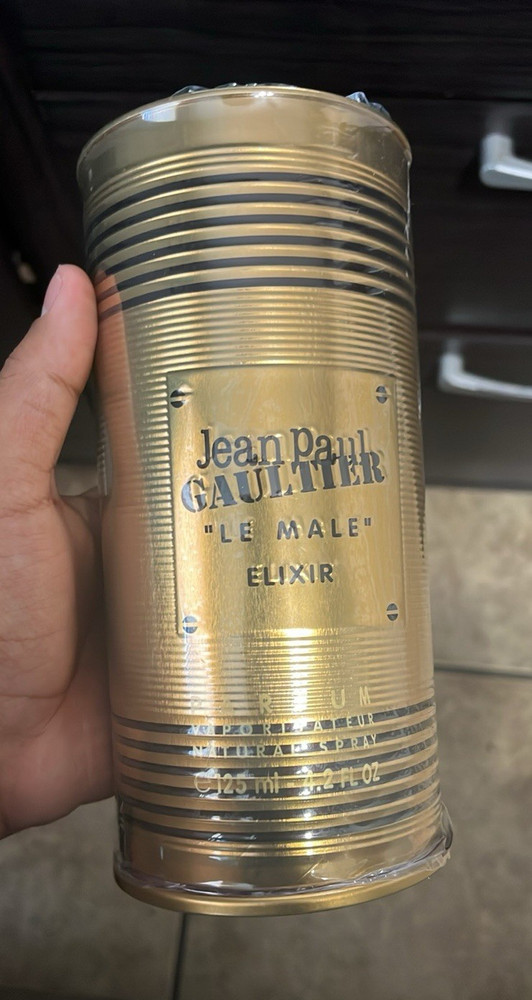 Jean Paul Gaultier Le Male Elixir Parfum Spray, Regular Size 4.2 fl oz