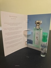 Bvlgari Eau Parfumee Au The Vert Eau de Cologne Sample Spray .05oz 1.5ml in card