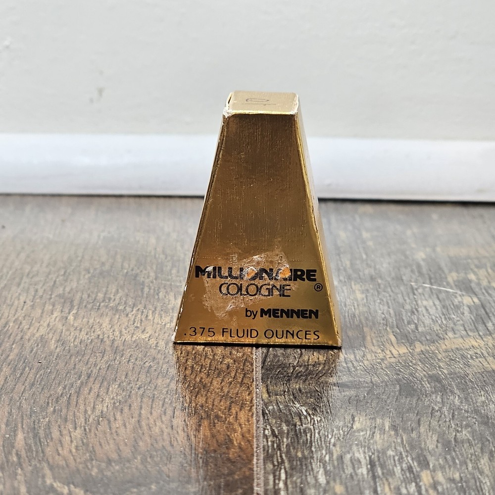 Vintage Mennen Millionaire Mini Cologne .375 Oz New With Box