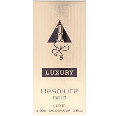 Luxury Resolute Gold Elixir by Khalis for Men – 3.4 oz EDP | Made In U.A.E