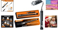 Gifts for Him, Rechargeable Magnetic Pickup Tool, Telescoping Magnetic Flashl…