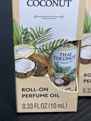 Personal Care Thai Coconut Roll-On Perfume Oil 0.33 oz Each 4pk New