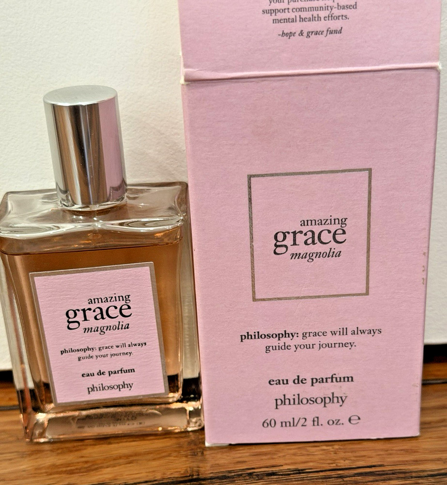 Philosophy Amazing Grace Magnolia EDP 2oz / 60ml Spray Parfum New w/ Box Perfume