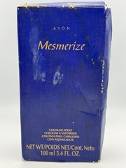 Vtg Avon Mesmerize for Men Cologne Spray 3.4 oz Full Size New Boxed Discontinued