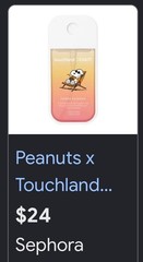 Touchland x Peanuts NWT Coco Haze Body & Hair Fragrance Mist 2 oTouchland Snoopy