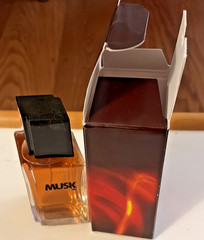 Avon Musk Fire Cologne Spray 3.5 oz New Full Bottle Open Box Discontinued