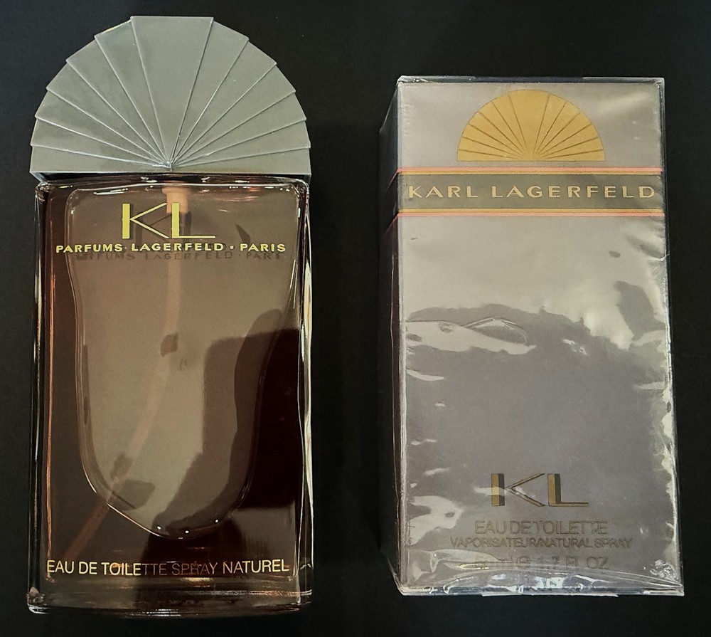 KL Karl Lagerfeld EDT Women’s Spray Lot — Sealed 1.7oz + Partial 3.3oz — Rare