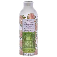 L’Erbolario Rose Perfumed Body Powder – 3.5 Fl Oz (Pack of 1), Cranberry