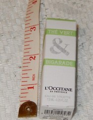 L’OCCITANE THE VERT & BIGARADE EAU DE TOILETTE TRAVEL SIZE 0.25 fl oz/7.5 ml NIB