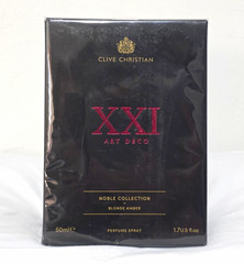 Clive Christian XXI Art Deco Blonde Amber Perfume Spray Regular Size 1.7 fl oz