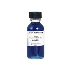 Deep Blue Sky (Men) Body Oil 1 oz Fragrance All Natural Scent