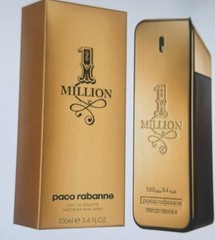 Paco Rabanne 1 Million Eau de Toilette 3.4 fl oz Spray Regular Size