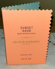 Goldfield & Banks Sunset Hour Perfume Spray .06 oz 2 ml Fragrance Travel Womens