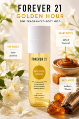 Forever 21 Golden Hour Body Mist Spray 8oz Caramel Jasmine Discontinued Retired
