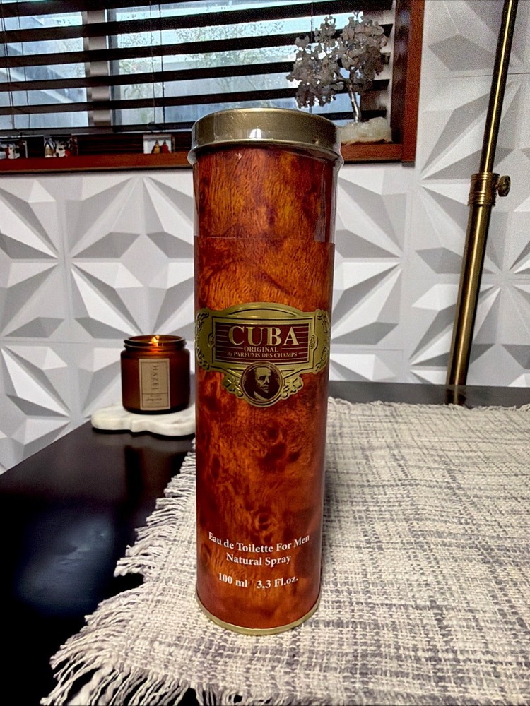 Cuba Gold Eau de Toilette Spray for Men 100ml 3.3oz New Sealed