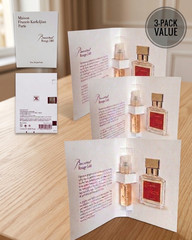 (3-PACK) MFK BACCARAT ROUGE 540 Eau De Parfum Sample Spray 1.5ml/.05oz-FREE SHIP