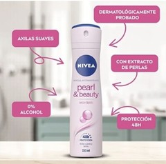 NIVEA Deodorant for women Pearl & Beauty Spray 150ml ( 9 Cans ) Each