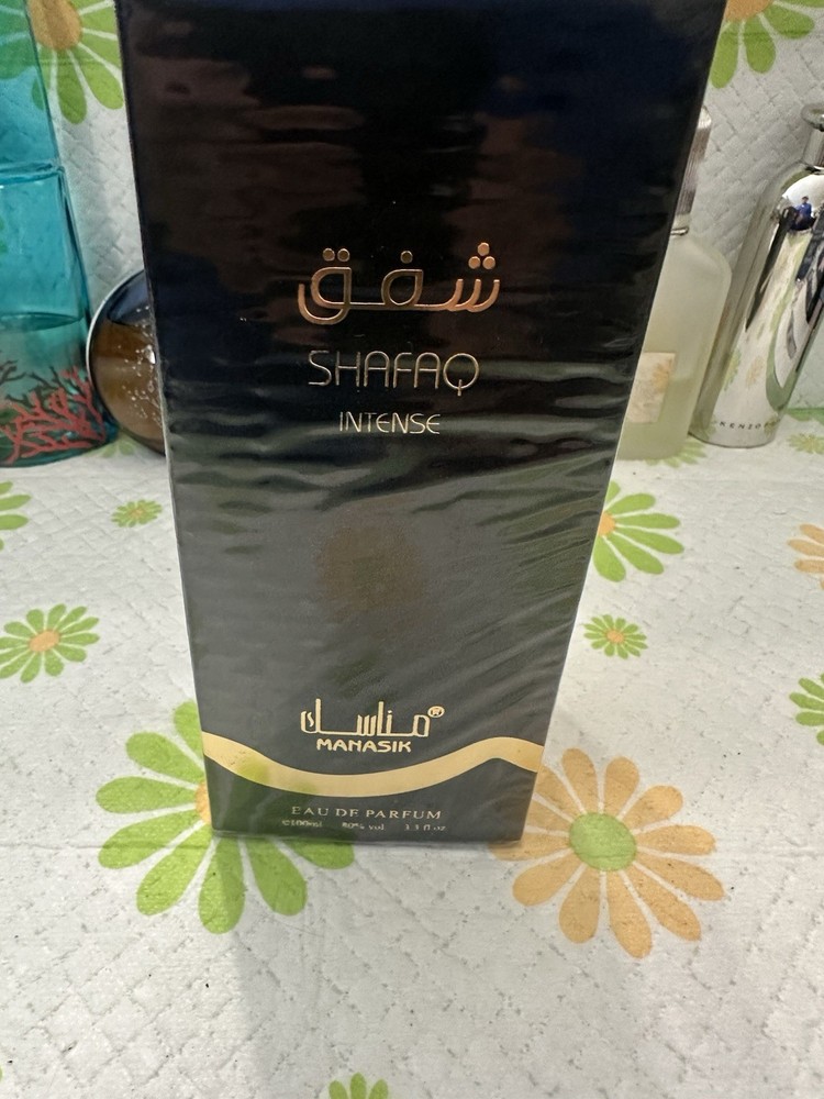SHAFAQ INTENSE BY MANASIK. EAU DE PARFUM 3.4 OZ/100 . New In Box.