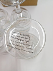 Avon Expressions Spring Strips Double-Walled Acrylic Glasses Set of 4