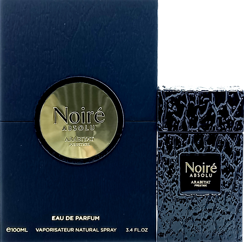 ARABIYAT PRESTIGE NOIRE ABSOLU EAU DE PARFUM SPRAY FOR MEN 3.4 Oz / 100 ml NEW!