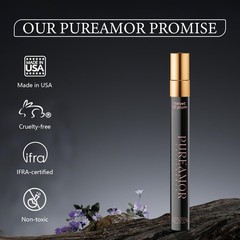 PUREAMOR Pheromones Perfumes for Women, Amber Vanilla 0.41 Fl Oz (Pack of 1)