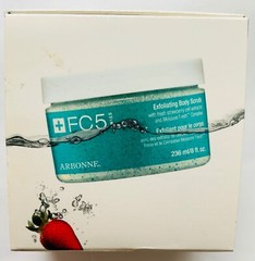 Arbonne FC5 SWISS Exfoliating Body Scrub 8 fl oz.NEW IN BOX