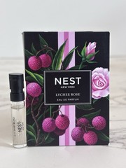 Nest Lychee Rose Eau de Parfum EDP Sample Spray .05oz, 1.5ml New in Card