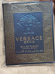 New Unopened Versace Perfume Sample Vials, 1 Ml (0.03 Oz) Each, Set of 5