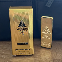 Paco Rabanne 1 Million Elixir Parfum Intense Spray Travel Size 0.17 fl oz