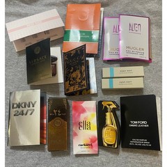 New 13-pc Sample Mini FRAGRANCES Tom Ford Alien Hermes Gucci Versace Miss Dior