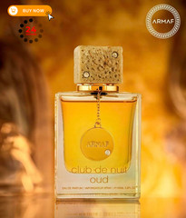 Armaf Club De Nuit Oud Eau de Parfum Spray for 3.6 Fl Oz (Pack of 1),