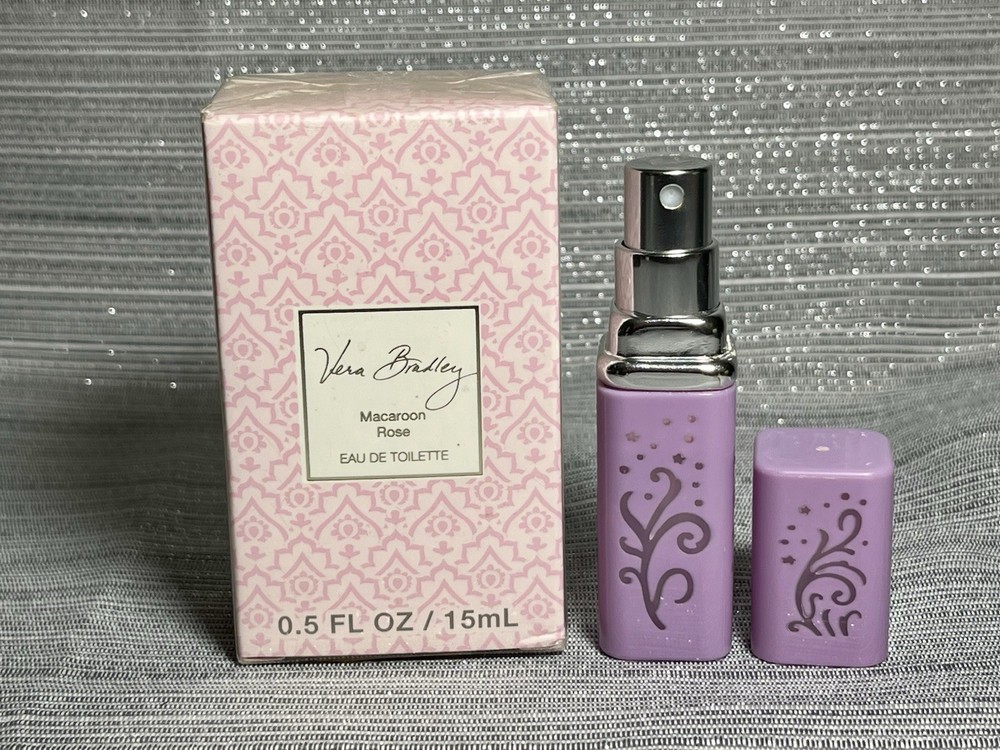 Vera Bradley Macaroon Rose Eau de Toilette 0.5 oz Perfume SEALED w/FREE ATOMIZER