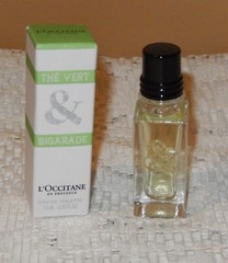 L’OCCITANE THE VERT & BIGARADE EAU DE TOILETTE TRAVEL SIZE 0.25 fl oz/7.5 ml NIB