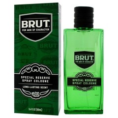 Brut Special Reserve for Men – 3.4 oz EDC Spray Fl Oz (Pack of 1), Green