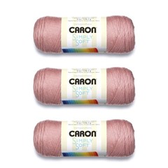 Simply Soft Victorian Rose Yarn – 3 Pack of 170g/6oz – Acrylic – 4 Medium (Wo…