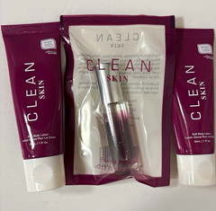 Clean Skin Travel Size Gift Set Eau de Parfum Spray 0.17 fl oz + 2 Lotion