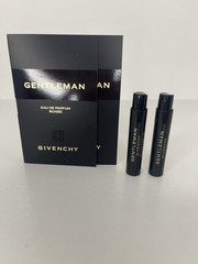 2x Givenchy Gentleman Boisee Eau de Parfum EDP Sample Spray .03oz New in Card