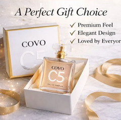 Covo C5 EDP for Women – 100ml Floral Amber Fragrance with Jasmine, Rose & Citrus