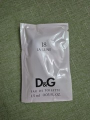 Dolce & Gabbana 18 La Lune Women’s Eau de Toilette Sample spray 1.5ml with pouch